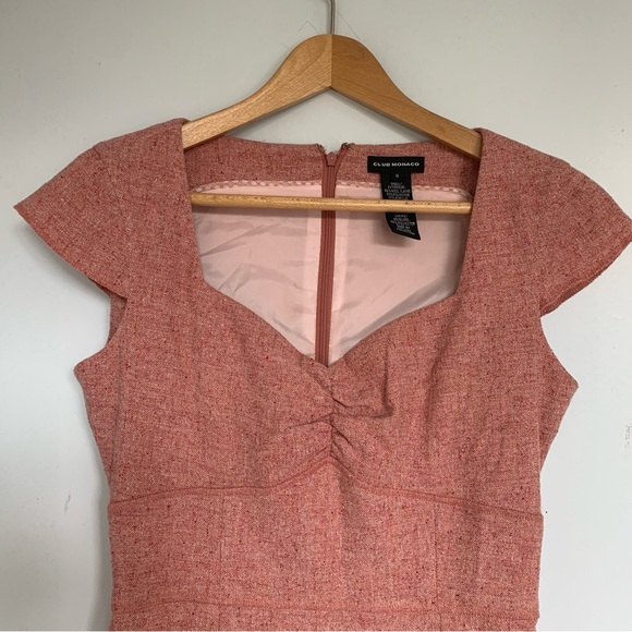 Y2K CLUB MONACO PINK RETRO DRESS - Picture 4 of 10